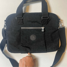 Bolsa de ombro para laptop Kipling preta Digifly TM4888 com berloque de macaco comprar usado  Enviando para Brazil