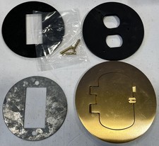 CARLON LAMSON & SESSIONS E97BR TAMPA DE CAIXA DE PISO DUPLEX/GFCI LATÃO ÓTIMO ESTADO comprar usado CARLON LAMSON & SESSIONS E97BR TAMPA DE CAIXA DE PISO DUPLEX/GFCI LATÃO ÓTIMO ESTADO comprar usado  Enviando para Brazil