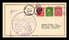 CORREIO AÉREO PRIMEIRO VOO CAPA DOS EUA AM 20 FORT VALUE TEXAS, usado comprar usado  Enviando para Brazil