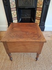 Antique mahogany commode for sale  LONDON