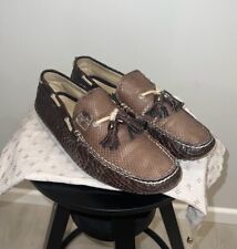 Mocassim Billionaire Italian Couture marrom couro píton tamanho 42 UE comprar usado  Enviando para Brazil