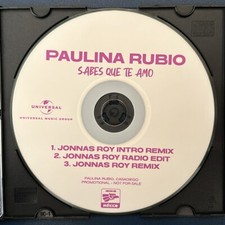 Paulina Rubio Sabes Que Te Amo Remixes CD Promo DJ Single 3 tracks, usado comprar usado  Enviando para Brazil