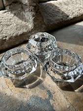 Elegant set crystal for sale  CHORLEY