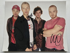 Coldplay signed photo for sale  THORNTON-CLEVELEYS