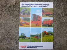 Prospectus deutz fahr d'occasion  Onet-le-Château