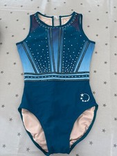 Gymnastics leotard teal for sale  EDINBURGH