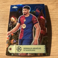 2024-25 Topps Chrome FC Barcelona Ronald Araujo DEATINATION FINAL comprar usado  Enviando para Brazil