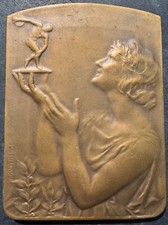 Médaille bronze art d'occasion  Fontainebleau