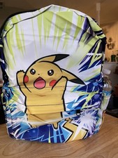 Mochila Pikachu Lightning Back To School venda alças acolchoadas bolso garrafa de água comprar usado  Enviando para Brazil