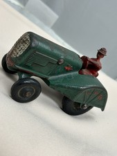 Tractor de huerto Hubley Oliver 70 1930 hierro fundido 1/25 con conductor de colección raro segunda mano  Embacar hacia Mexico