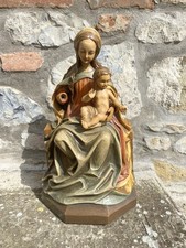 Scultura legno madonna usato  Varano de Melegari