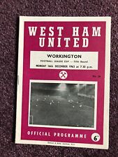 Football programme west for sale  POOLE