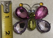 Crystal butterfly brooches for sale  Bothell