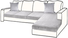 Sectional couch covers d'occasion  Expédié en Belgium