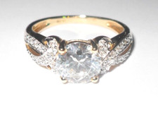 Diamonique 14ct gold for sale  SHREWSBURY