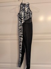 Unitard silver tiger for sale  Floral Park
