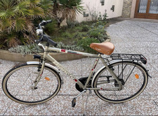 Bicicletta bianchi rubino usato  Italia