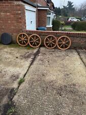 Wooden cart wheel for sale  WATFORD