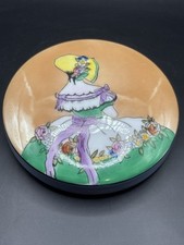 Caixa de pó vintage Noritake Art Deco Lusterware Lady comprar usado  Enviando para Brazil