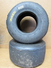 Pneus MG Yellow Go Kart 10X 4.60-5 (x2) usados 1/4 - 1/2 banda de rodagem esquerda comprar usado  Enviando para Brazil