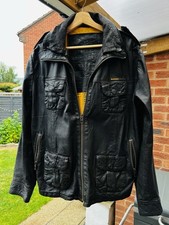 Superdry men leather for sale  LEDBURY