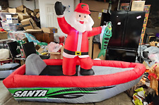 Barco inflable de Navidad Santa Bass Occasions 10 ft de largo segunda mano  Embacar hacia Argentina