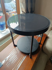Black glass metal for sale  SALFORD