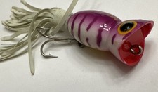 Usado, Isca de pesca roxa ultraleve Hula Popper Arbogast com um gancho agudo comprar usado  Enviando para Brazil