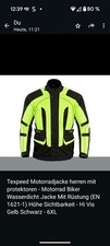 Texpeed motorradjacke herren gebraucht kaufen  Rüdesheim am Rhein