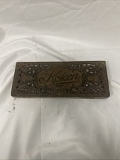 Peças antigas de cadeira de barbeiro Koken descanso para os pés de ferro fundido 16 X 6,5 dobráveis comprar usado  Enviando para Brazil