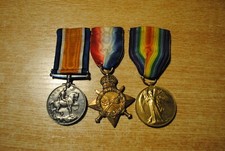 Ww1 british trio for sale  BRISTOL