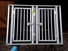 Alu schmidt doppelhundebox gebraucht kaufen  Kirtorf