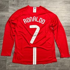 Usado, Ronaldo Jersey 2008 UCL Final Manchester United Long Sleeve Jersey #7 red comprar usado  Enviando para Brazil