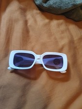 Sonnenbrille weiß edel gebraucht kaufen  Chemnitz