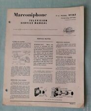 Marconiphone model vt163 for sale  IPSWICH