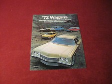 1972 Chevy Station Wagon Folheto de Vendas Catálogo Antigo Original comprar usado  Enviando para Brazil