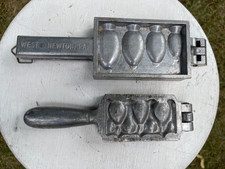 Dois moldes de chumbada de pesca com chumbo C. Palmer West Newton PA nº 301 vintage comprar usado  Enviando para Brazil