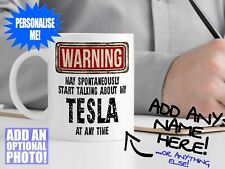 Tesla mug gift for sale  MAESTEG