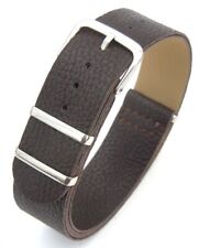 Leather dark brown for sale  WAKEFIELD