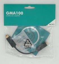 Cabo adaptador de microfone Movo GMA100 3,5mm fêmea para GoPro HERO3 HERO3+ HERO4 comprar usado  Enviando para Brazil