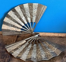 Ventilador de parede vintage pesado de latão ~ Phoenix relevo elevado ~ 8,5” ~ pátinas comprar usado  Enviando para Brazil
