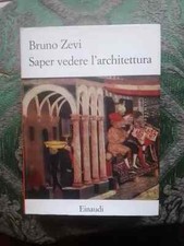 Bruno zevi saper usato  Roma