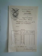 Documento "ISTITUTO TECNICO DI MERODE ROMA Anno Scolastico 1913  - 1914", usado comprar usado  Enviando para Brazil