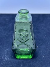 Garrafa RIP Vintage Wheaton Green Poison Skull 3” comprar usado  Enviando para Brazil