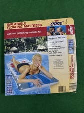 Inflatable floating mattress for sale  DERBY