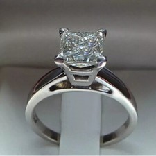 Princess cut moissanite for sale  Plainsboro