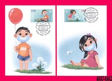 KIRGUISTÁN 2021 Equipo de Protección COVID Virus Pandemia Medicina Salud Niño segunda mano  Embacar hacia Mexico
