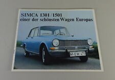 Prospekt broschüre simca gebraucht kaufen  Jever