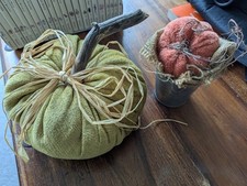 Pumpkin ornaments fizzy for sale  RAMSGATE
