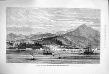 Estampa antiga original 1876 Salonica Massacre cônsul francês alemão vitoriano comprar usado  Enviando para Brazil